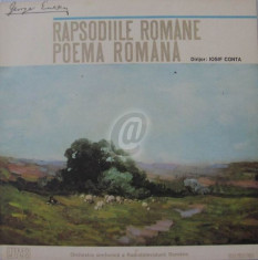 George Enescu - Rapsodiile Romane. Poema Romana (Vinil) foto