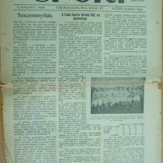 Sport Cluj Kolozsvar 1922 27 februarie ziar sportiv limba maghiara
