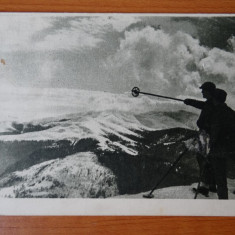 Carte postala - Vedere - Sepia - anii 50 - Piatra Mare