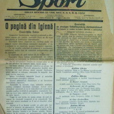 Sport Cluj Kolozsvar 1924 7 iulie ziar sportiv limba romana si maghiara