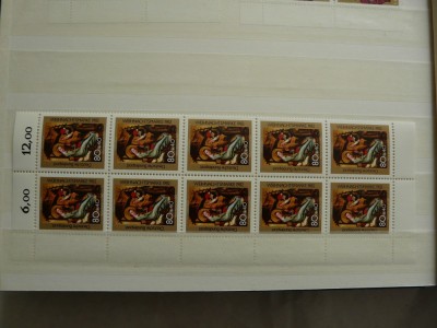 GERMANIA 1982 CRACIUN SERIE COMPLETA IN BLOC DE 10 foto