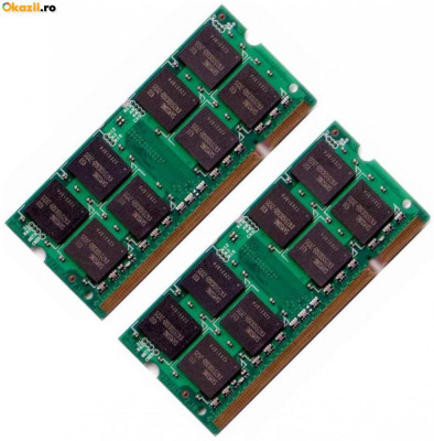 Ram rami SODIMM (1x1gb) DDR2-800 1GB PC2-6400S SODIMM 800MHz (sau kit 2x1gb) foto
