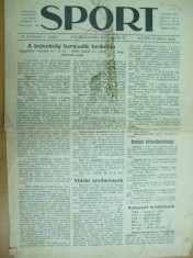 Sport Cluj Kolozsvar 1922 10 aprilie ziar sportiv limba maghiara