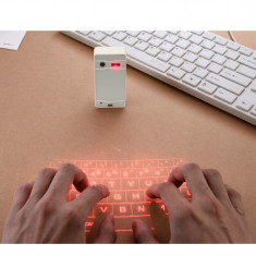 Tastatura Virtuala Proiectie Laser, Qwerty Keyboard, Wireless Bluetooth GARANTIE foto