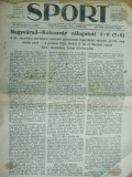 Sport Cluj Kolozsvar 1922 24 mai ziar sportiv limba maghiara