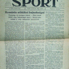 Sport Cluj Kolozsvar 1921 1 august ziar sportiv limba maghiara