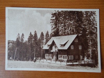 Carte postala - Vedere - Sepia - anii 50 - Predeal - Clabucet foto