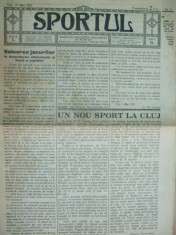 Sport Cluj Kolozsvar 1921 16 mai ziar sportiv