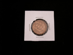 CMS1 - MONEDA ANGLIA - HALF PENNY EMISA IN ANUL 1963 foto