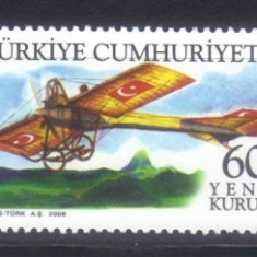 TURCIA 2006, Aviatie, MNH, serie neuzata