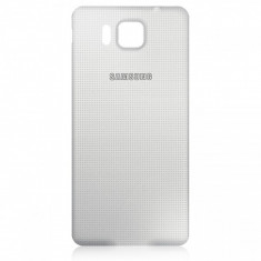 Capac baterie Samsung Galaxy Alpha alb Original foto