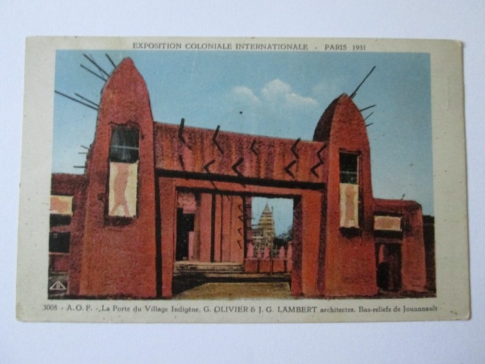 C.P. EXPOZITIA COLONIALA INTERNATIONALA PARIS 1931
