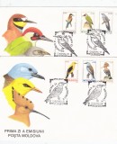 FDC pasari 1992 ,Moldova.