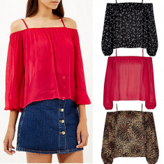 Top Dama River Island Off-Shoulder foto