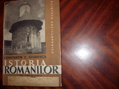 CONSTANTIN C. GIURESCU - ISTORIA ROMANILOR (1940,vol. ll, partea a ll-a ) * foto