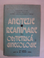 Anestezie, reanimare in obstretica si ginecologie / R3P2F foto