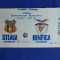 BILET MECI FOTBAL / STEAUA-BENFICA / SEMIFINALA C.C.E. - 6 APRILIE 1988