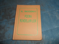 AL. MACEDONSKI - POEMA RONDELURILOR FORMAT MIC foto