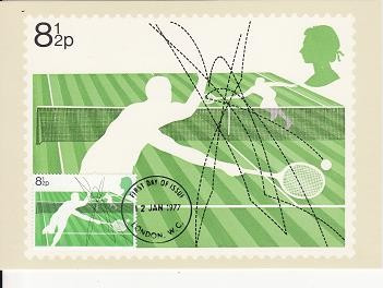 1861 - Anglia 1977 - carte maxima