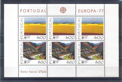 Portugalia 1977 - (MI Bloc 20) - MNH foto