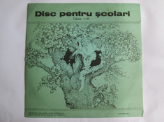 RAR! DISC(VINIL) NOU PENTRU SCOLARI/ELEVI CLASA A VI-A EDIT.DIDAC.SI PEDAG.1974 foto