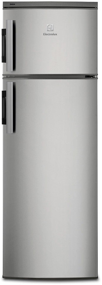 Frigider cu 2 usi Electrolux EJ2801AOX2, A+, 265 L, Inaltime: 159 cm,  Argintiu + Usa Inox Antiamprenta | arhiva Okazii.ro