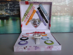 Set ceas cadou dama-NY London -15 piese -Diamond - OFERTA UNICA !!! (cod :802) foto