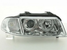 Angel Eyes Faruri pentru Audi A4 Typ B5 Bj. 99-01 crom fk - AEF42888 foto