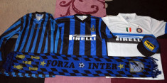 Set tricouri,fular,sapca fotbal INTER MILANO ITALIA foto