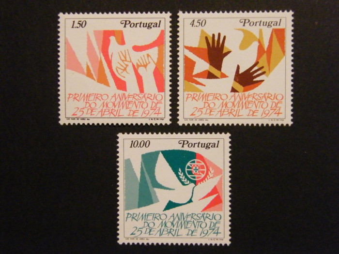 Portugalia 1975 - (MI 1275-1277) - MNH