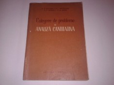 A.P.MUSAKIN - CULEGERE DE PROBLEME DE ANALIZA CANTITATIVA foto