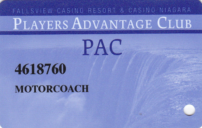 Pentru colectionari: card plastic Fallsview Casino Niagara Falls Canada