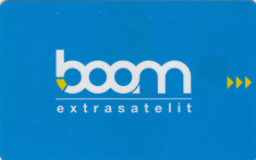 Pentru colectionari: card plastic Boom Extrasatelit expirat foto