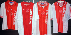 Set tricouri AJAX AMSTERDAM pentru colectionari fotbal adidas foto