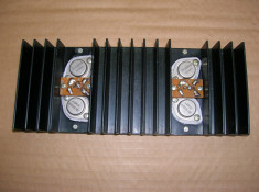 radiator amplificator cu tranzistori putere 2N3055/9 foto