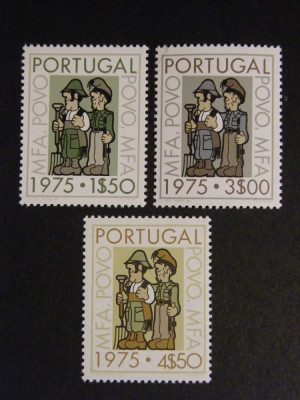 Portugalia 1975 - (MI 1272-1274) - MNH foto