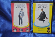 Lot 2 Casete VHS Mr. Bean. Casete Video de colectie, anii &amp;#039;90 (Rowan Atkinson) foto