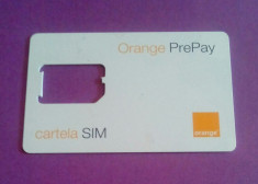 Carduri / Colectii - Cartela telefonica Orange SIM PrePay foto