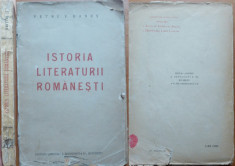 Petre V. Hanes , Istoria literaturii romanesti , 1927 foto