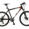 Bicicleta TERRANA 2627 - model 2015-Negru-Rosu-495 mm