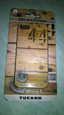 Husa iPhone 5, imitatie lemn foto