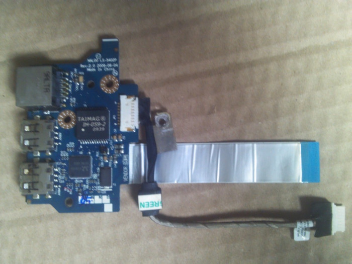 placa port usb lan Acer Aspire 5538g 5538 NAL00 5534 5538 LS-5402P