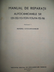 Manual de reparatii , autocamioanele SR motorul+sasiul, 2 volume foto
