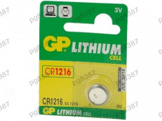 Baterie CR1216, litiu, 3V, GP - 050084 foto