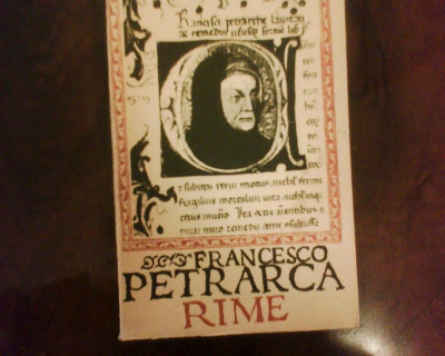 Francesco Petrarca Rime foto