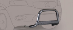 Bullbar personalizat inox HYUNDAI Galloper 1998/2001 2.5 TD Wagon version omologat - MED/K/74/IX foto