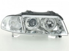 Angel Eyes Faruri pentru Audi A4 Typ B5 Bj. 99-01 crom fk - AEF42803 foto