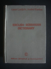 LEON LEVITCHI * ANDREI BANTAS - ENGLISH-ROMANIAN DICTIONARY 70.000 cuvinte foto