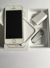 iPhone 5S Silver White / Alb Neverlocked 16GB NOU, NEACTIVAT. foto