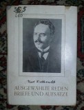 Karl Liebknecht AUSGEWAHLTE REDEN, BRIEFE UND AUFSATZE